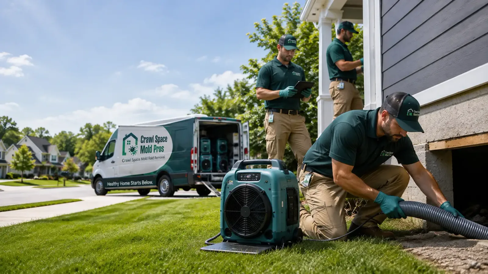 Crawl Space Mold Removal in Mulberry, KS